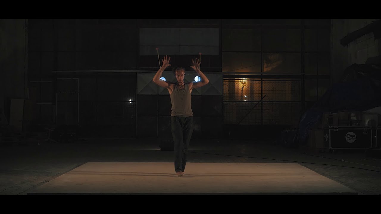 A Luminous Beam | LED Poi Dance by Vojta
