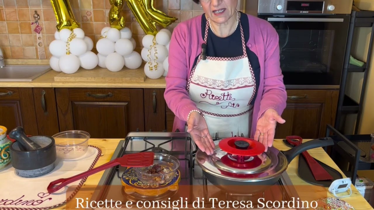 Pasta alla carbonara con il cooerchio Magic cooker