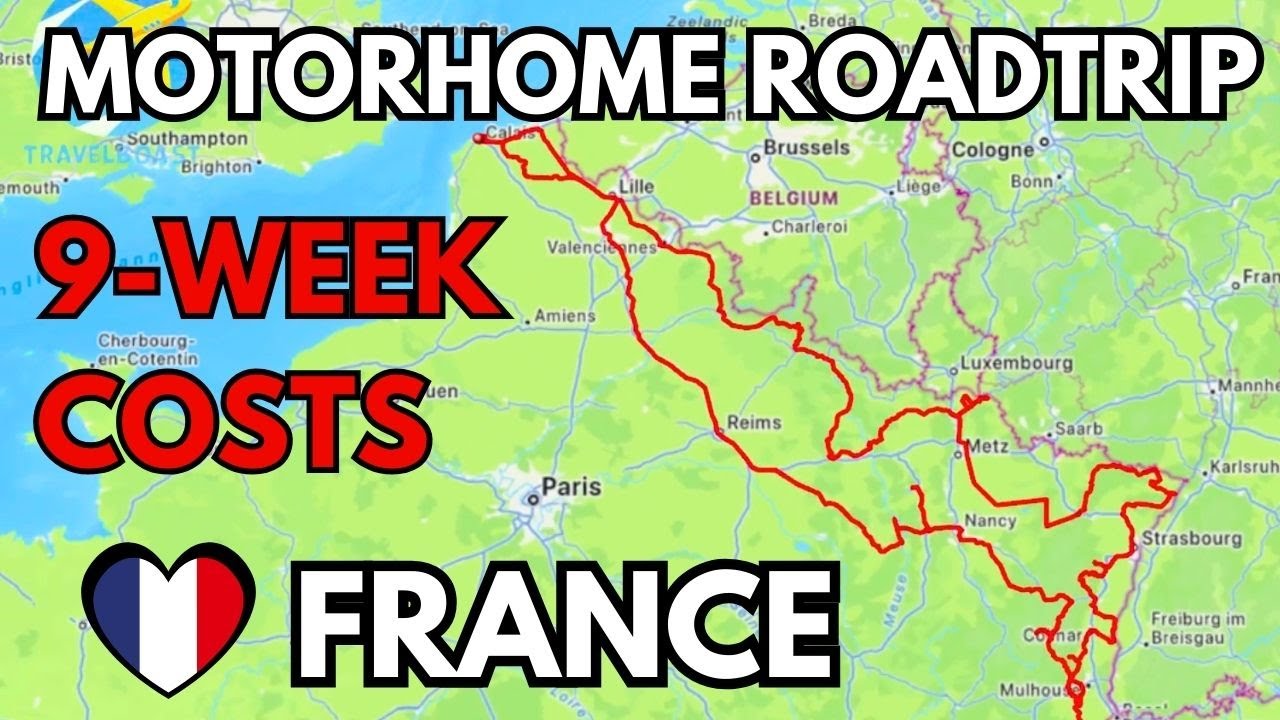 Costs of 9-week France motorhome trip 2024