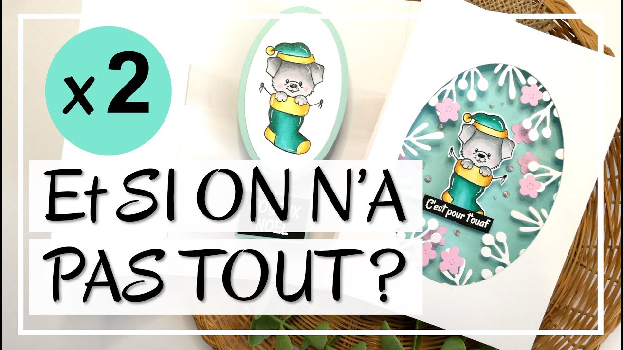 TOUT EN RELIEF !!! 2 Cartes VRAIMENT FACILES ! A ESSAYER !! Peu de matériel ! DIY Scrapbooking
