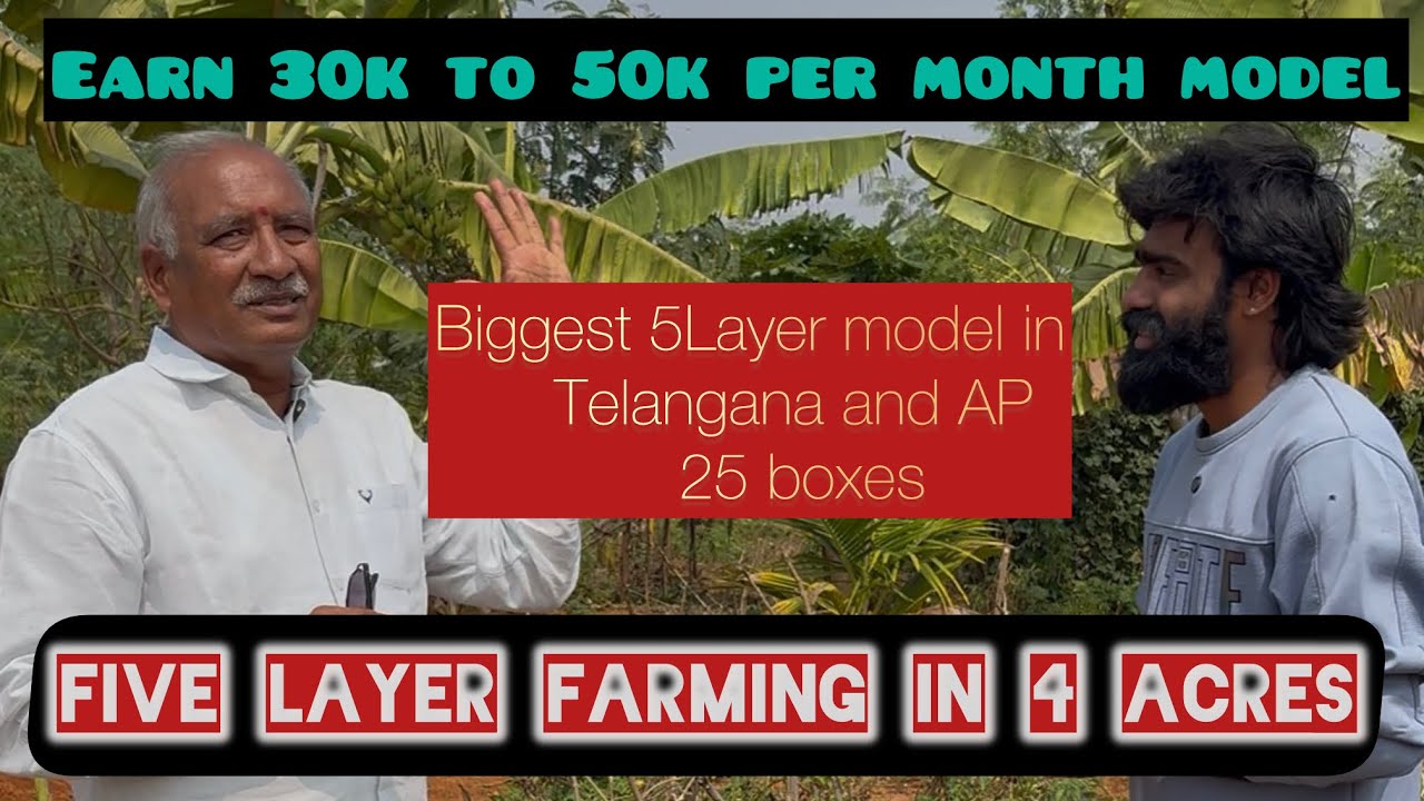 అతి పెద్ద ఫైవ్ లేయర్ మోడల్🌱Dharti SPK five layer.Rajavardhan reddy garu Jedcherla. Xplorewithshiva✊🏻