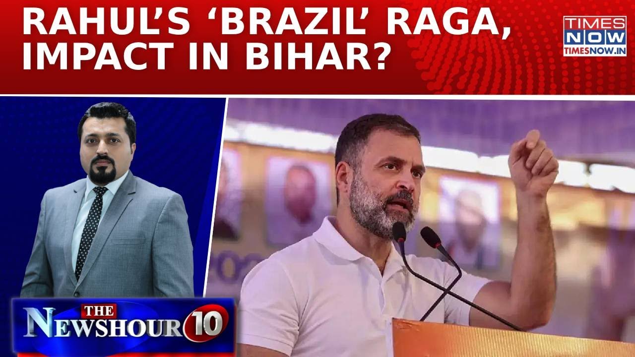 Rahul Gandhi 'Bombs' Poll Panel Before Bihar Polls; BJP, EC Hit Back At &lsquo;Fake...&rsquo; Charge | Newshour