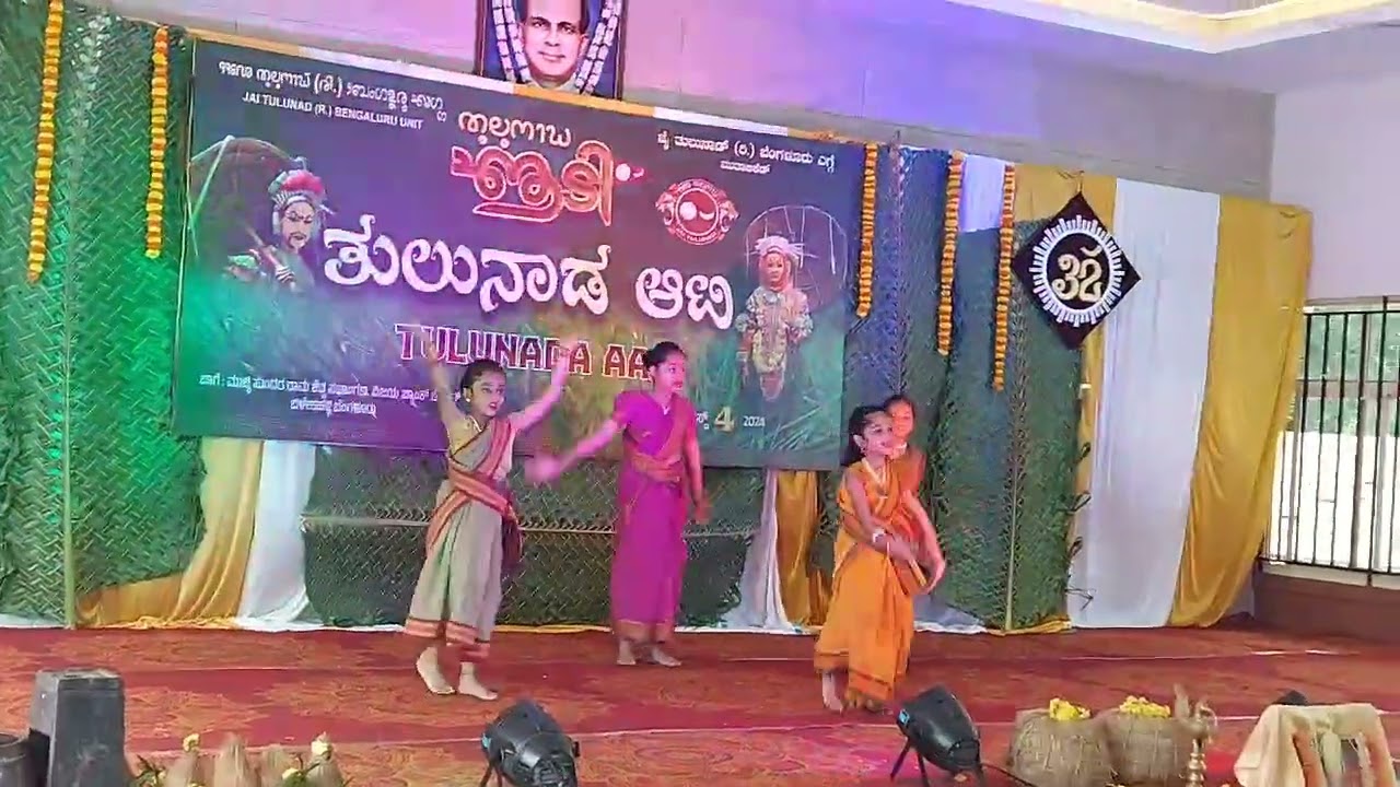 Tuluverenkulu dance performance by Adhithi, Prishitha, Aadhya and Krithika