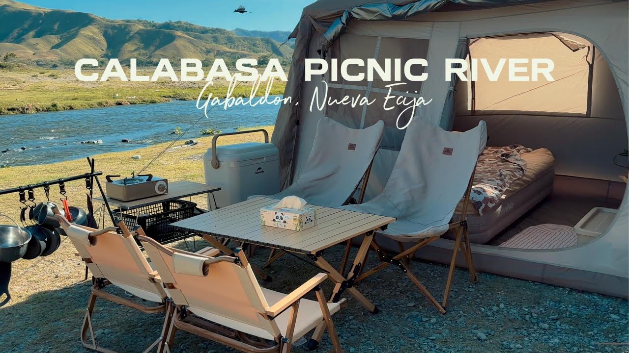 Calabasa River, Gabaldon Nueva Ecija [4K] Car Camping | Riverfront | Naturehike Village 6