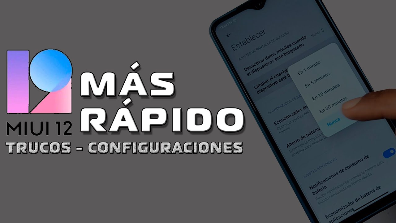 MIUI 12 Mas Rapido y Fluido - TRUCOS y CONFIGURACIONES