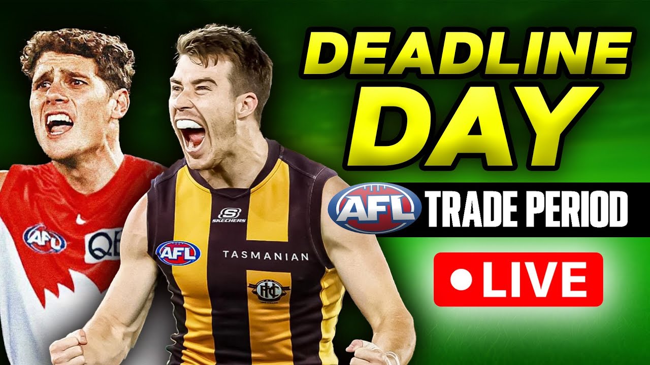 AFL Trade Period DEADLINE DAY Live Stream 2025