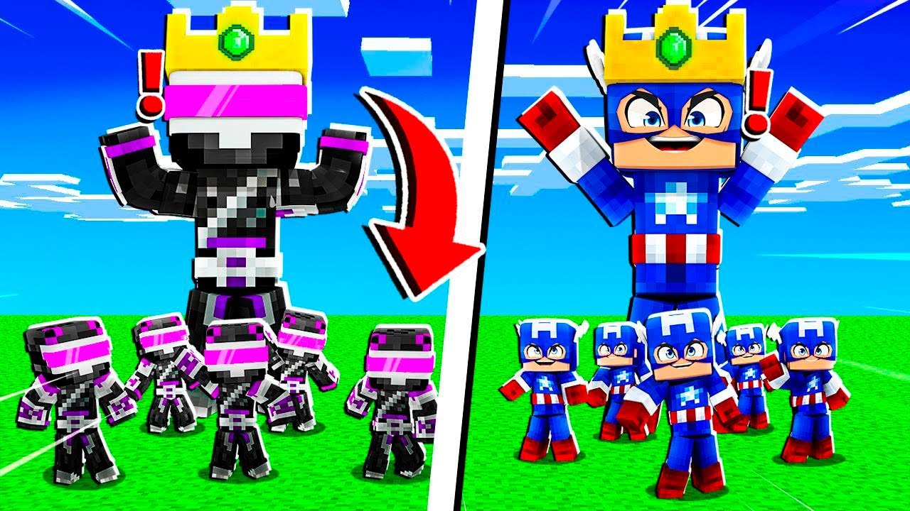 EJERCITO DE BEBE HIIPO VS EJERCITO DE WHITEZUNDER 😱 MINECRAFT ALEATORIO