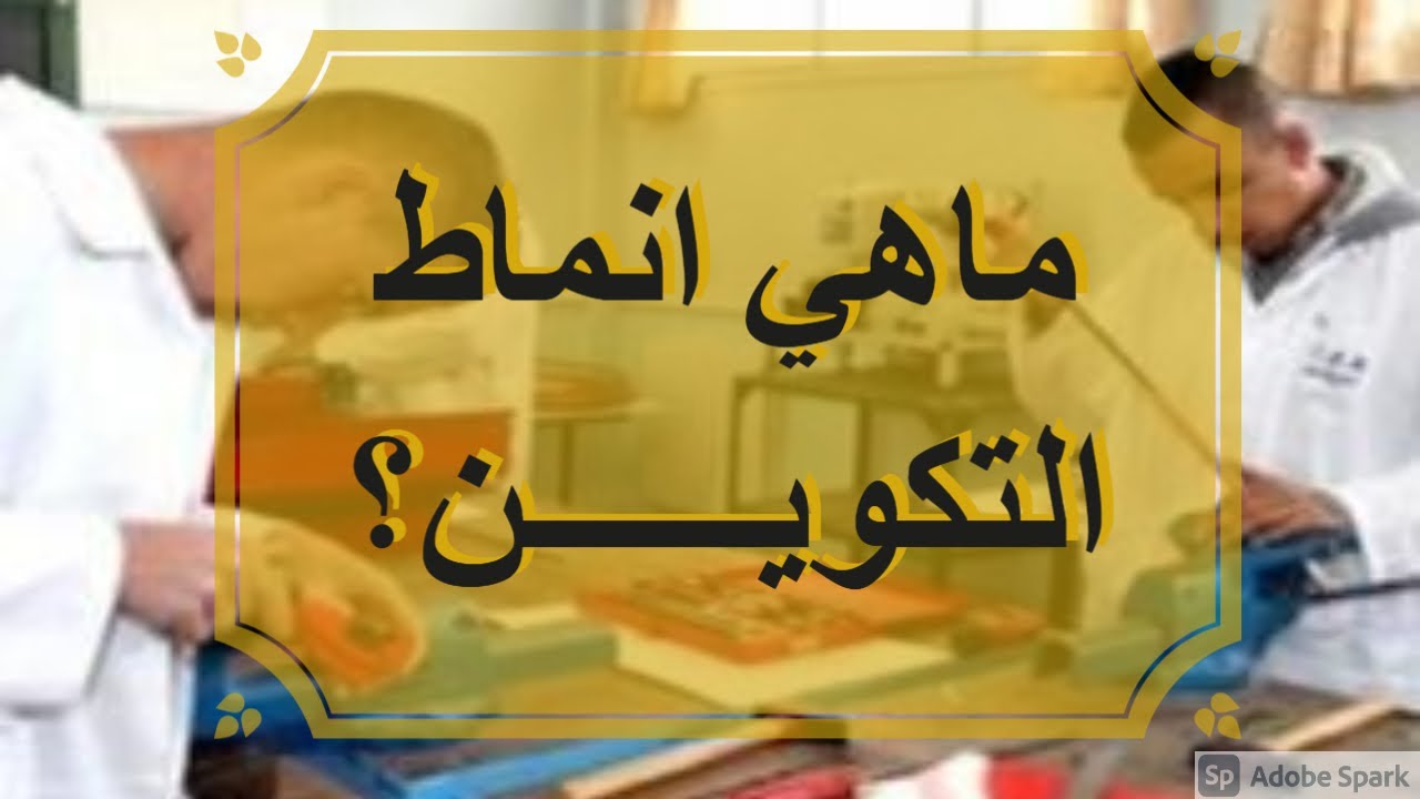 ماهي انماط التكوين؟