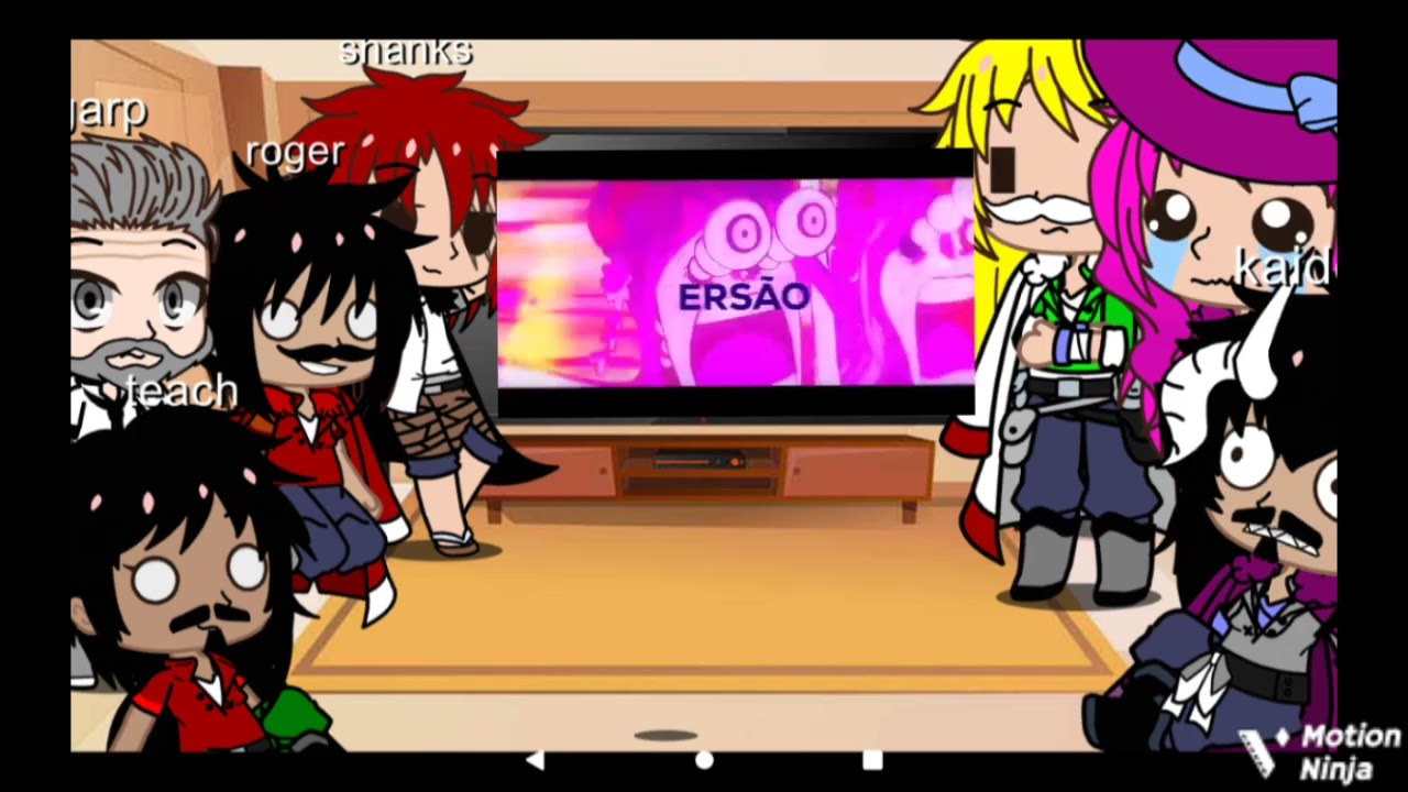 yonkous+Roger e garp reagindo ao rap do Luffy do canal mhraps