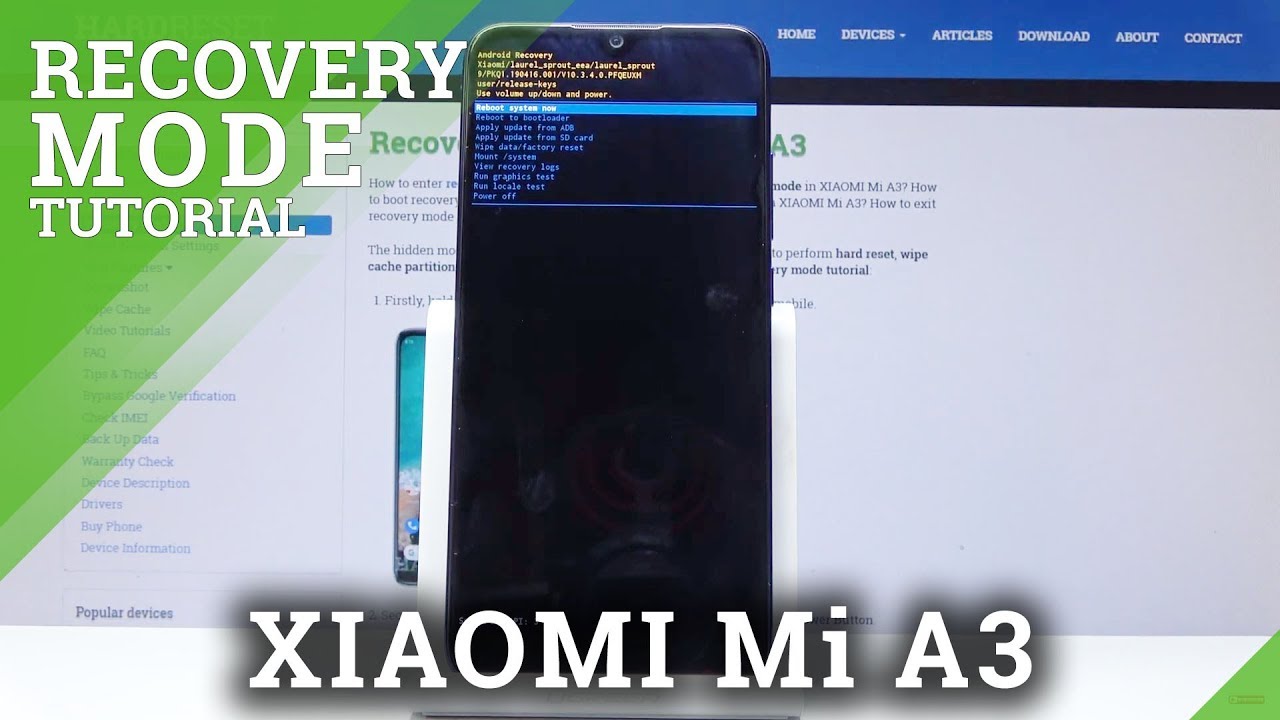 Режим восстановления на Xiaomi Mi A3 &mdash; как войти и использовать Recovery