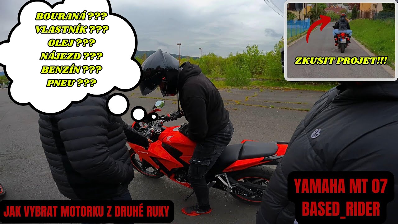 Jak koupit použitou motorku??? | CZECH MOTOVLOG | 4K | RAW | Yamaha MT07 | BASED_RIDER