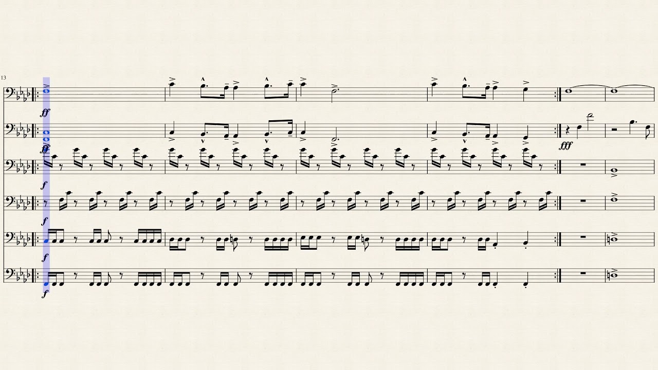 Infinity War - Trombone Arrangement