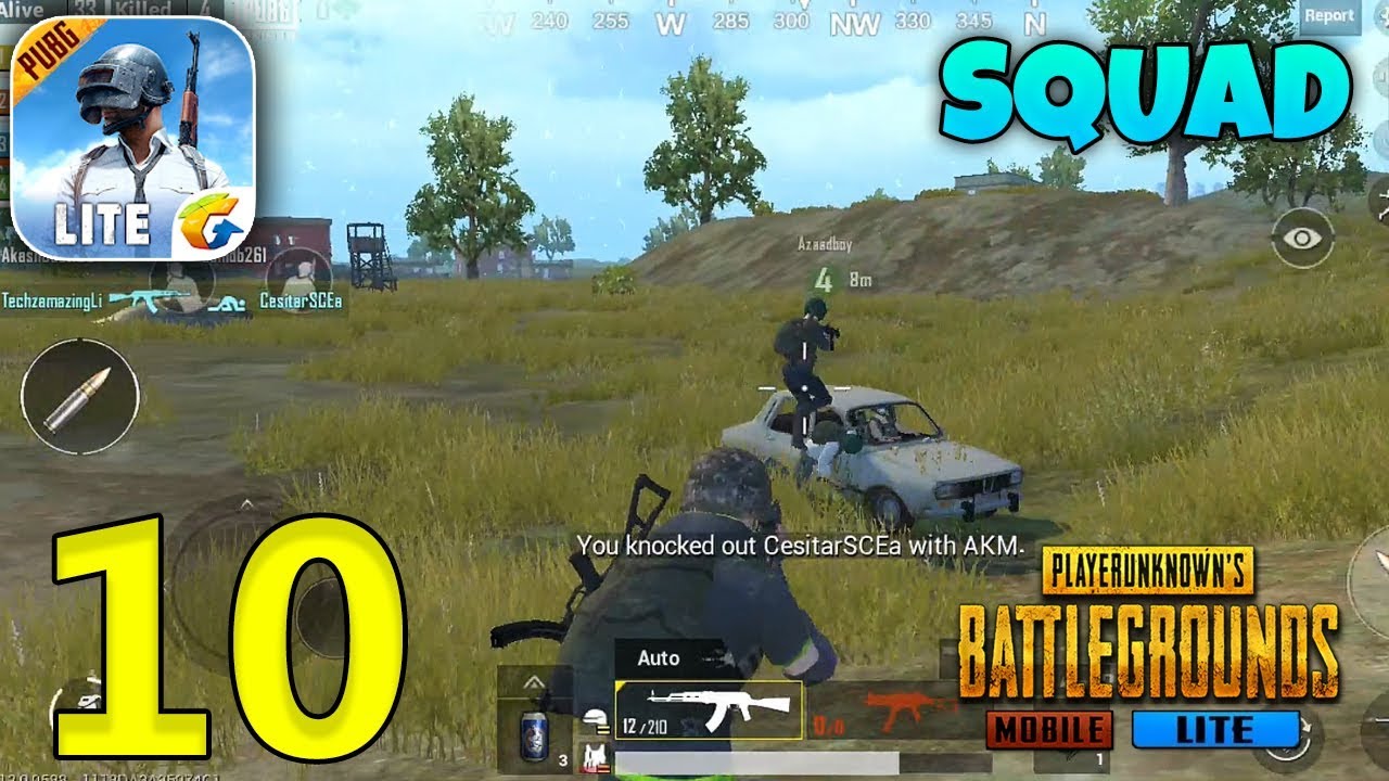PUBG MOBILE LITE - Squad Gameplay - Part 10
