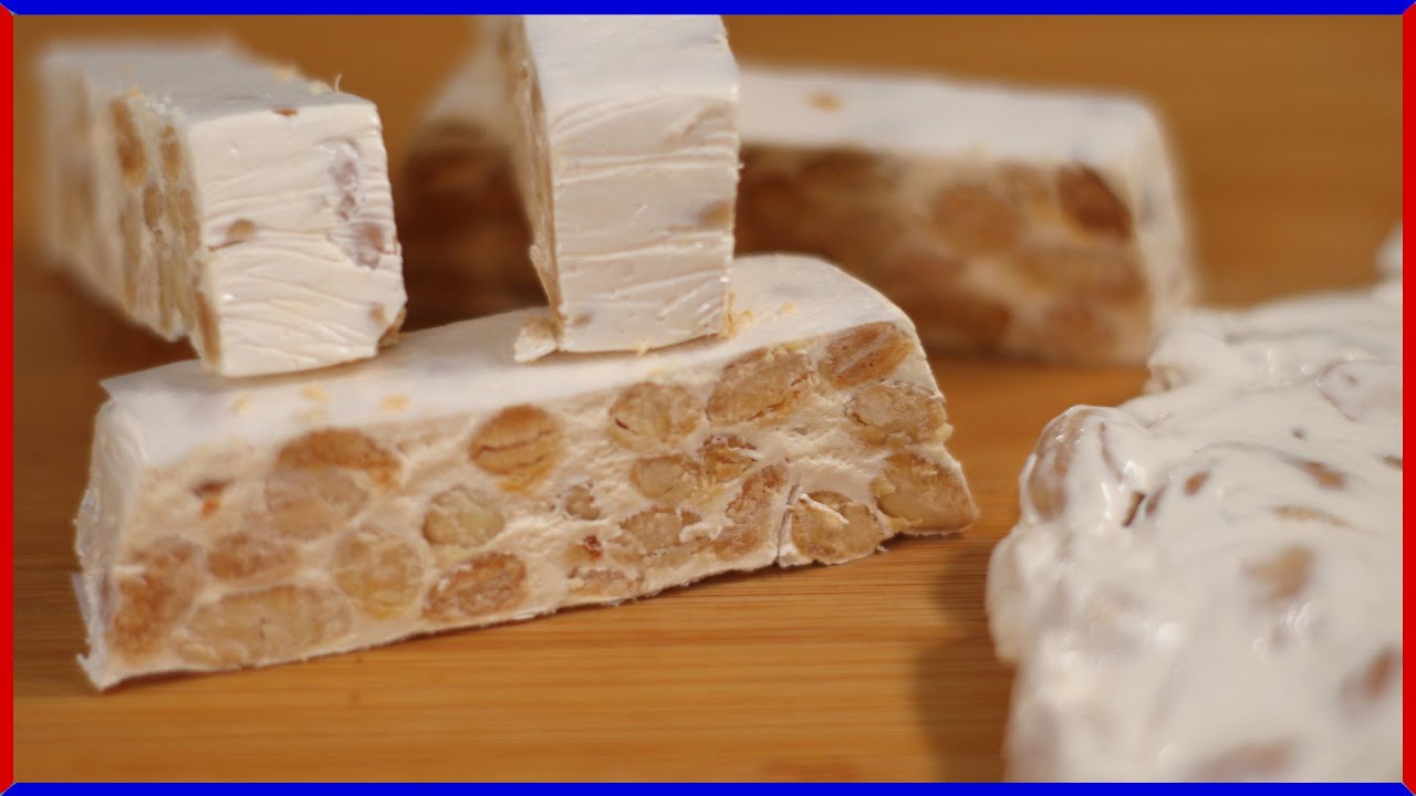 ITALIAN TORRONE Nougat Recipe Homemade in Italy