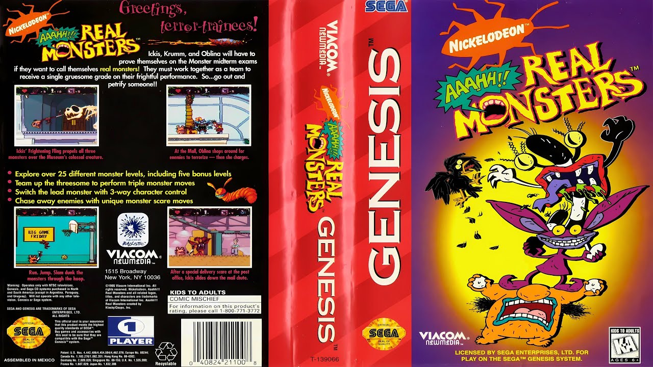 [Post Office 3, Dump Bonus 1] Aaahh!!! Real Monsters (SEGA Mega Drive/Genesis Music) 🎶