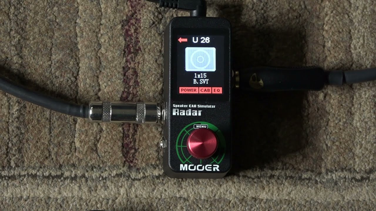 Mooer Radar - Factory presets clear sound