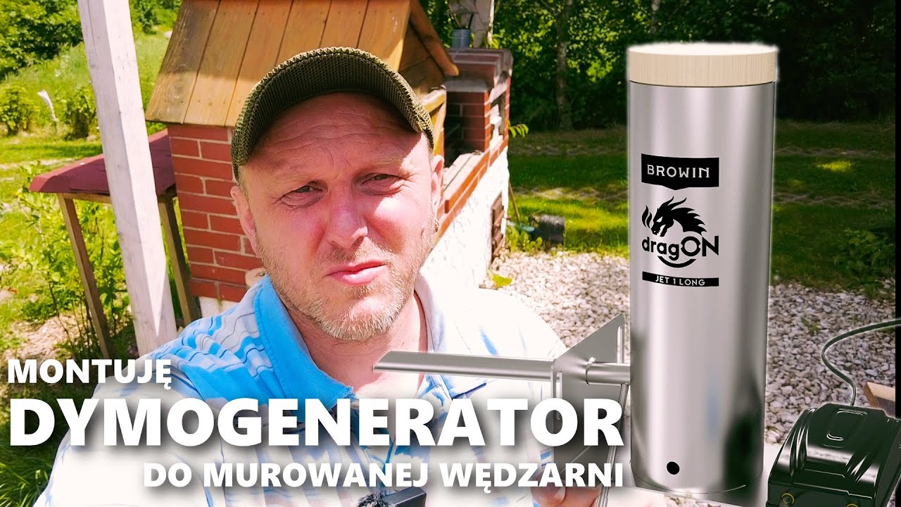 Wędzarnia Tradycyjna Elektryczna DYMOGENERATOR dragON i MUROWANA WĘDZARNIA