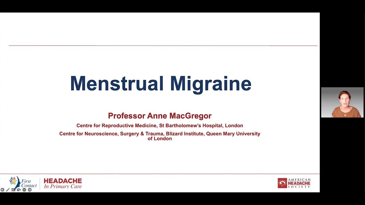 AHS First Contact - Menstrual Migraine Webinar