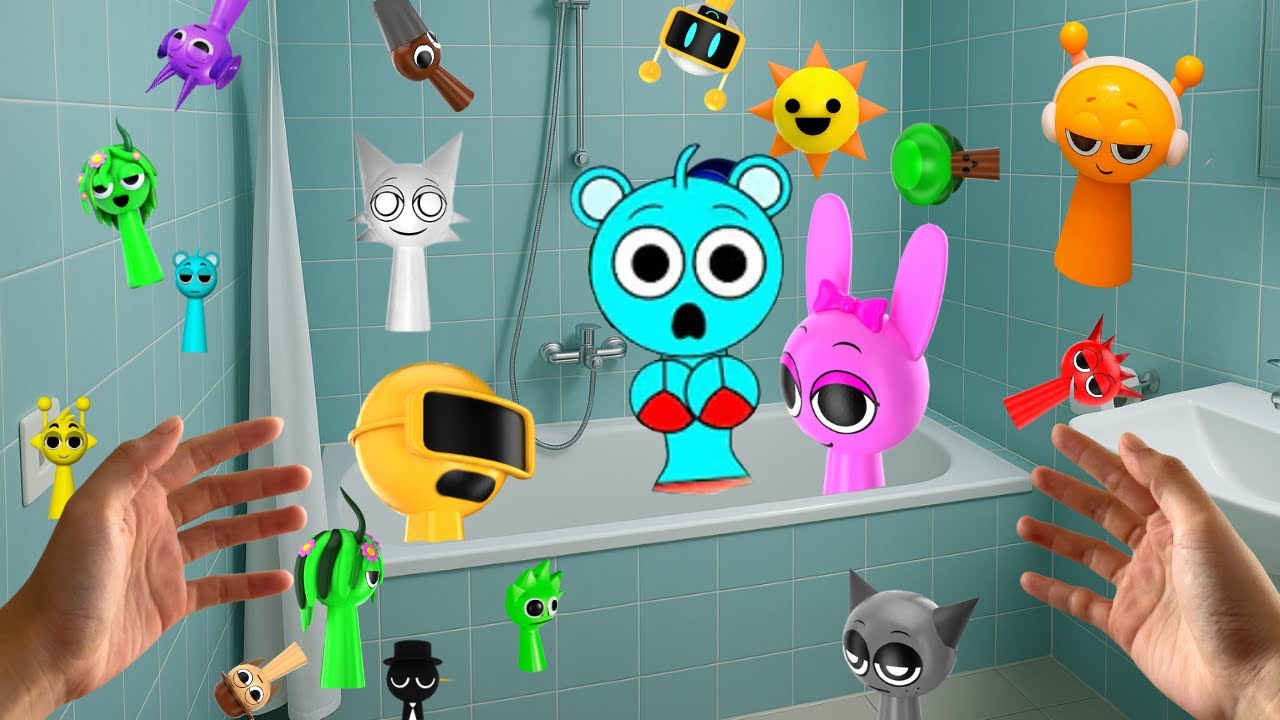 I Found Sprunki in Real Life at Home&hellip; In the Bathroom! #sprunkiinreallife #incrediboxsprunki