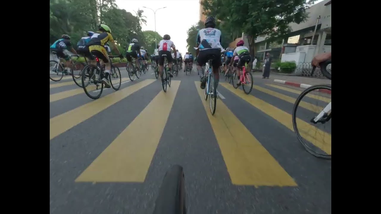 Road Cycling Race in Yangon - Dec 2023