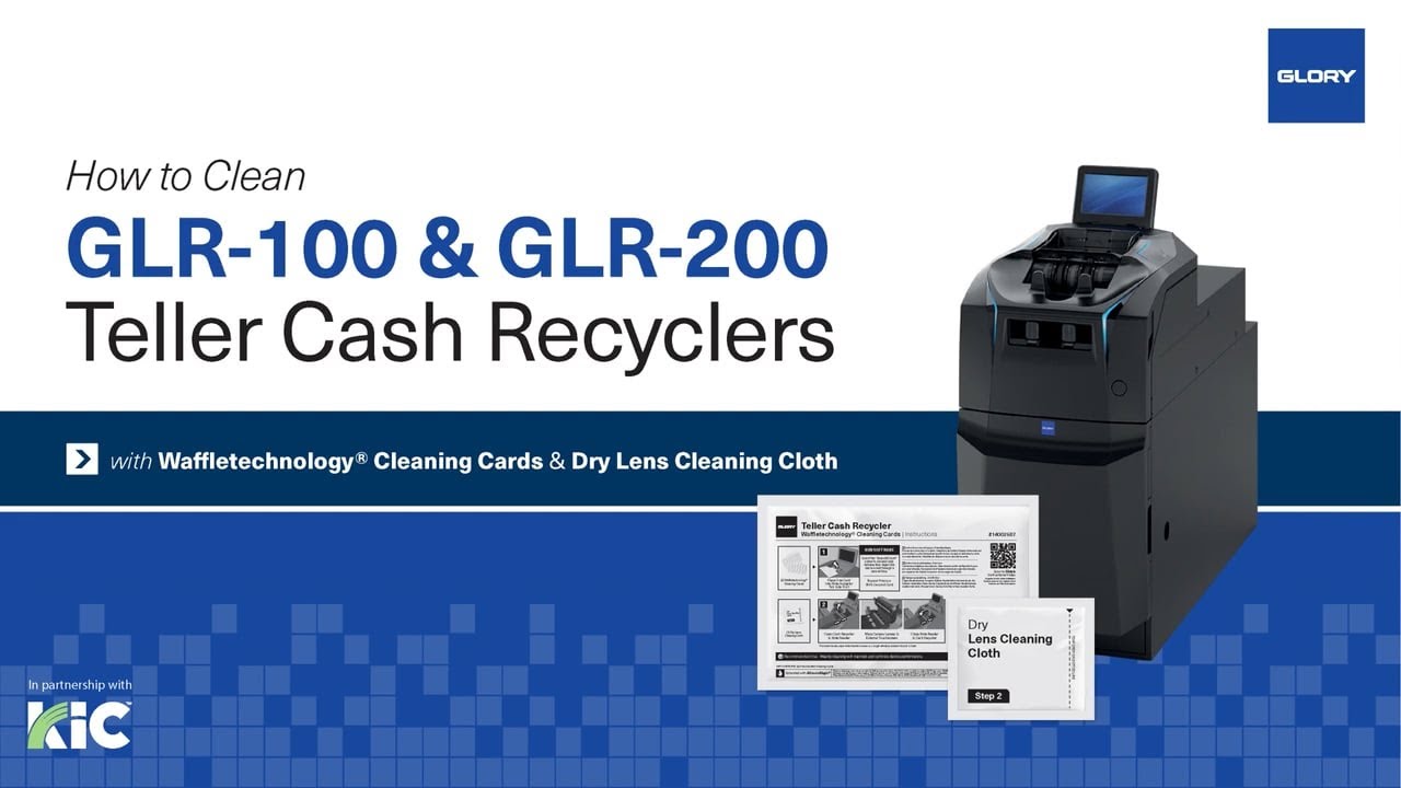 How to Clean Glory GLR-100 & GLR-200 Teller Cash Recyclers