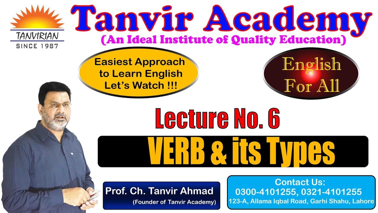 What is a Verb? | Types of Verbs Explained in the EASIEST Way! | Tanvir Academy