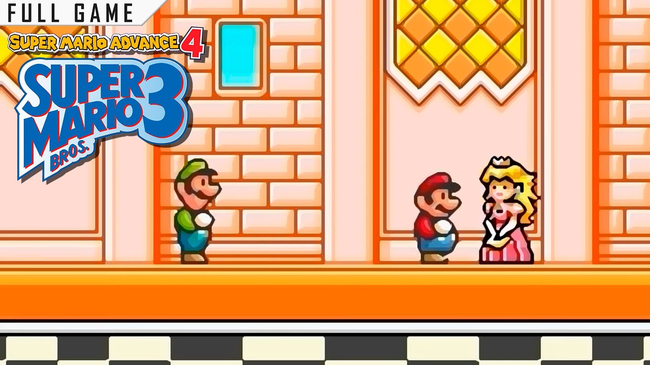 Super Mario Advance 4: Super Mario Bros. 3 | Game Boy Advance | Full Game [Upscaled to 4K, xBRz]