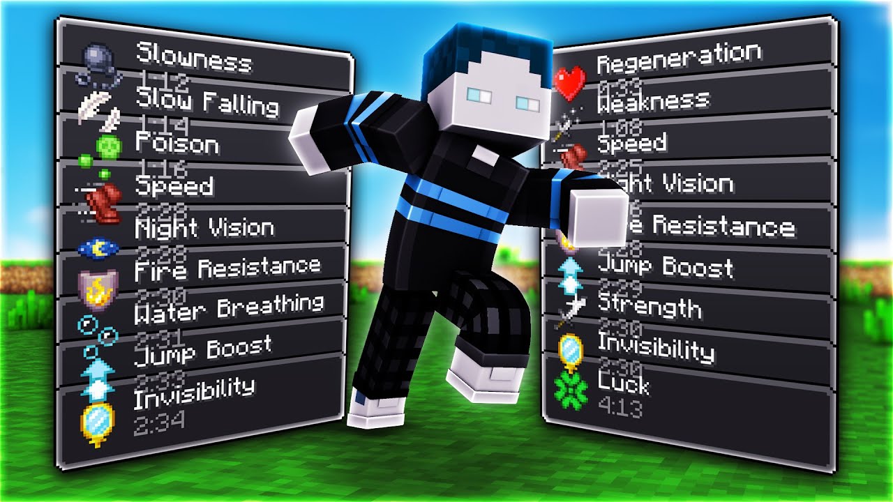 SCHADEN = RANDOM MINECRAFT EFFEKT (PERMANENT)