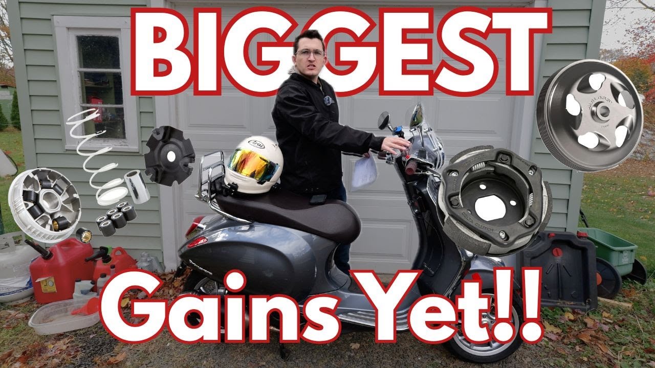 Malossi CVT on the FASTEST Vespa Primavera
