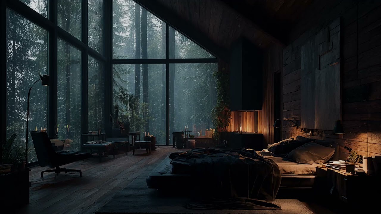 Relaxing Rain Ambience with Gentle Piano | Soothing Sounds for Deep Sleep and Stress Relief