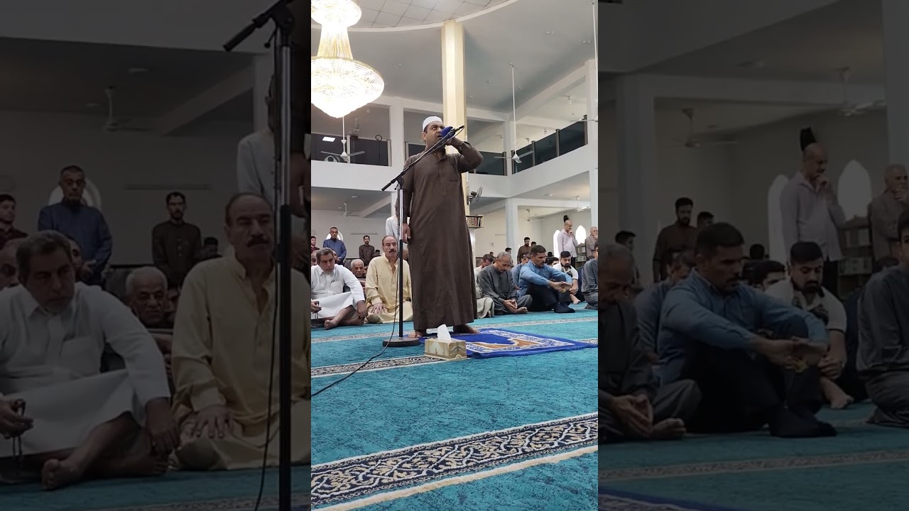 اذان الجمعة .من جامع امير المؤمنين عمر بن الخطاب (رضي الله عنه) المؤذن اكرم العيثاوي