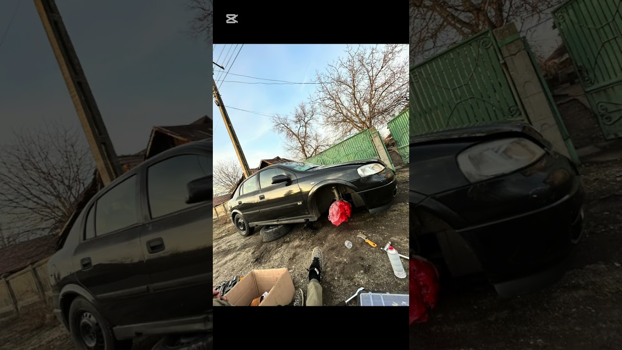 The transformation in 8 minutes of an Opel from the year 2001 Transformation from 0 to hero