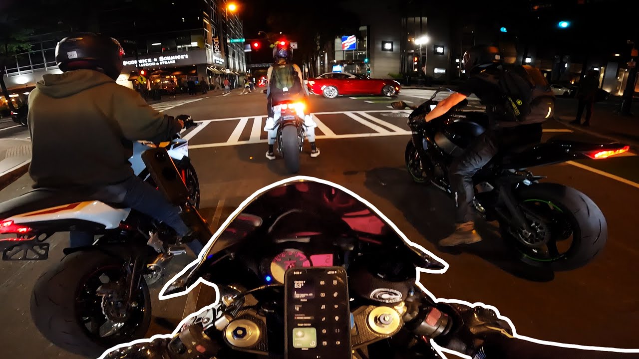 NIGHT RIDE DOWNTOWN WITH THE BOYS