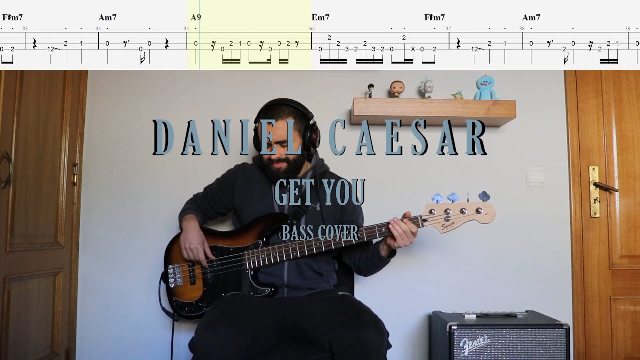 Daniel Caesar // Get You [Bass Cover + Tabs]