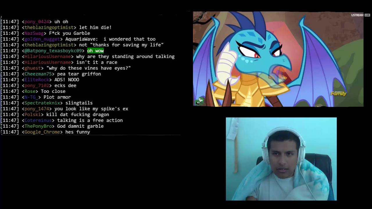 [MLP BLIND] S6 E5  - "Gauntlet of Fire" - Chat Reaction Commentary