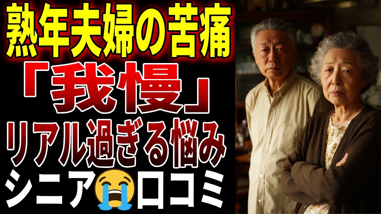 【シニアの口コミ】熟年夫婦のリアルな「我慢」についての口コミを20個厳選しました！