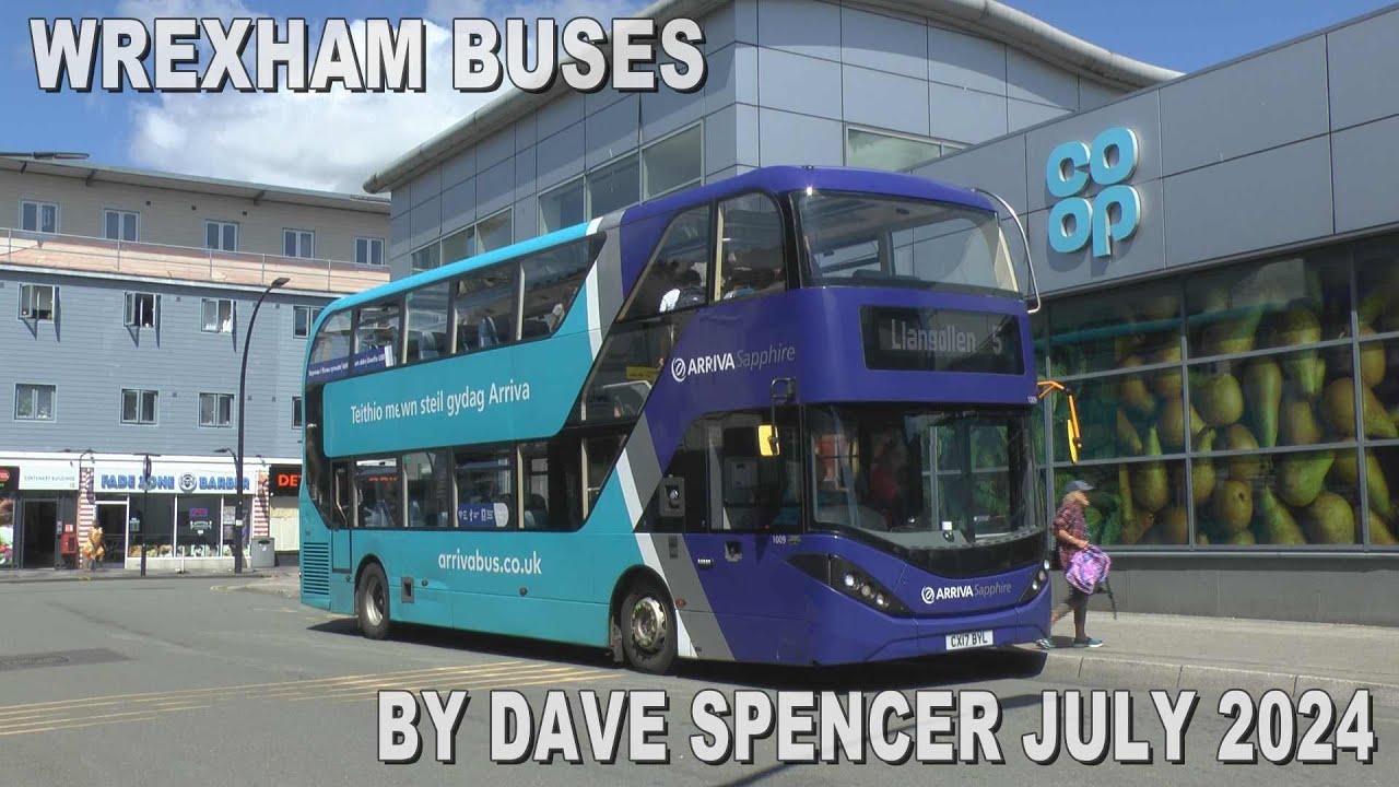WREXHAM BUSES JULY 2024