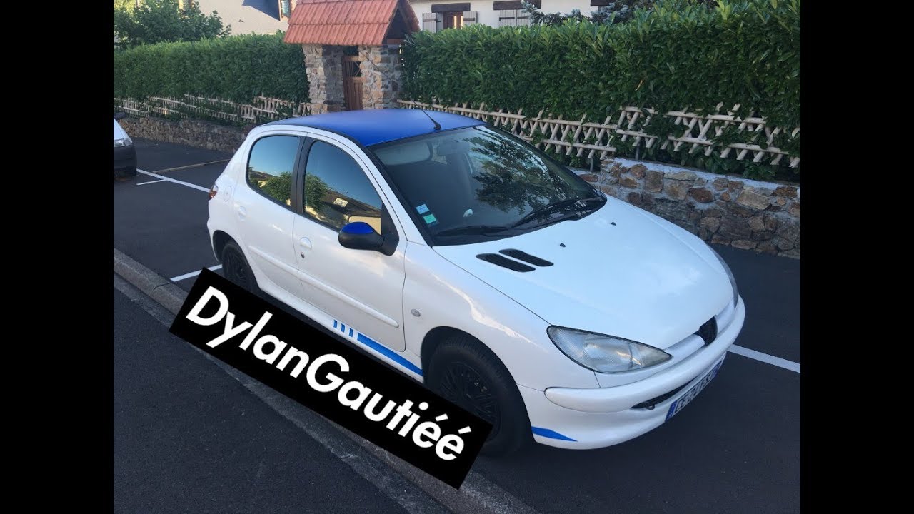 peinture toit 206 et modif