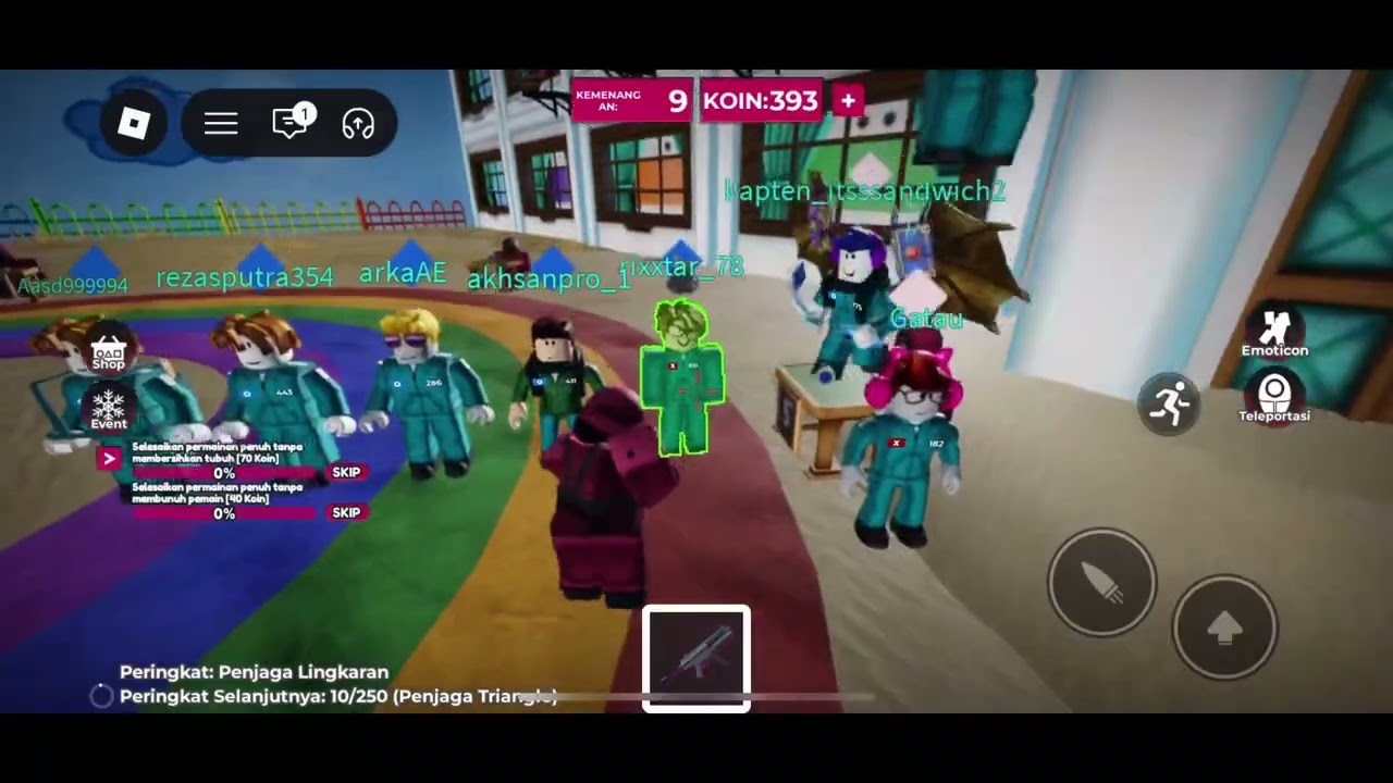Bermain squid game penjaga kapan kapan pemain atau detektif atau front men
