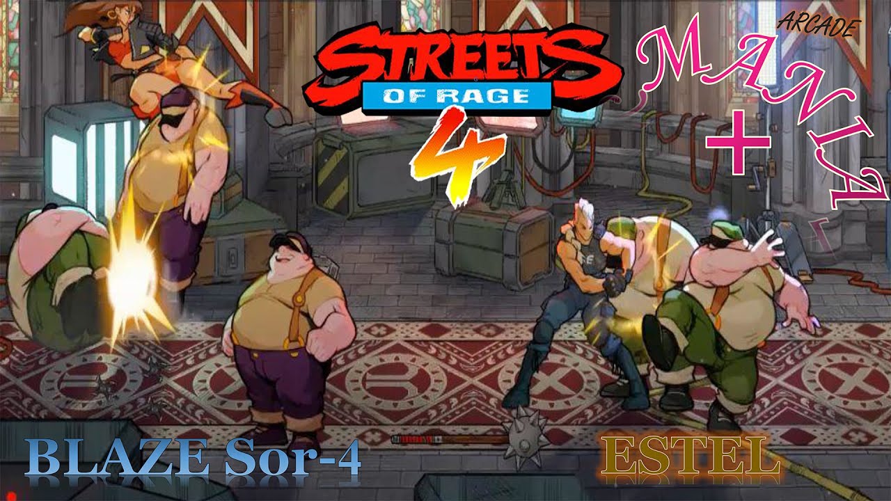 Estel & Blaze Sor 4 Mania+ Arcade Streets of Rage 4 (auf Deutsch)