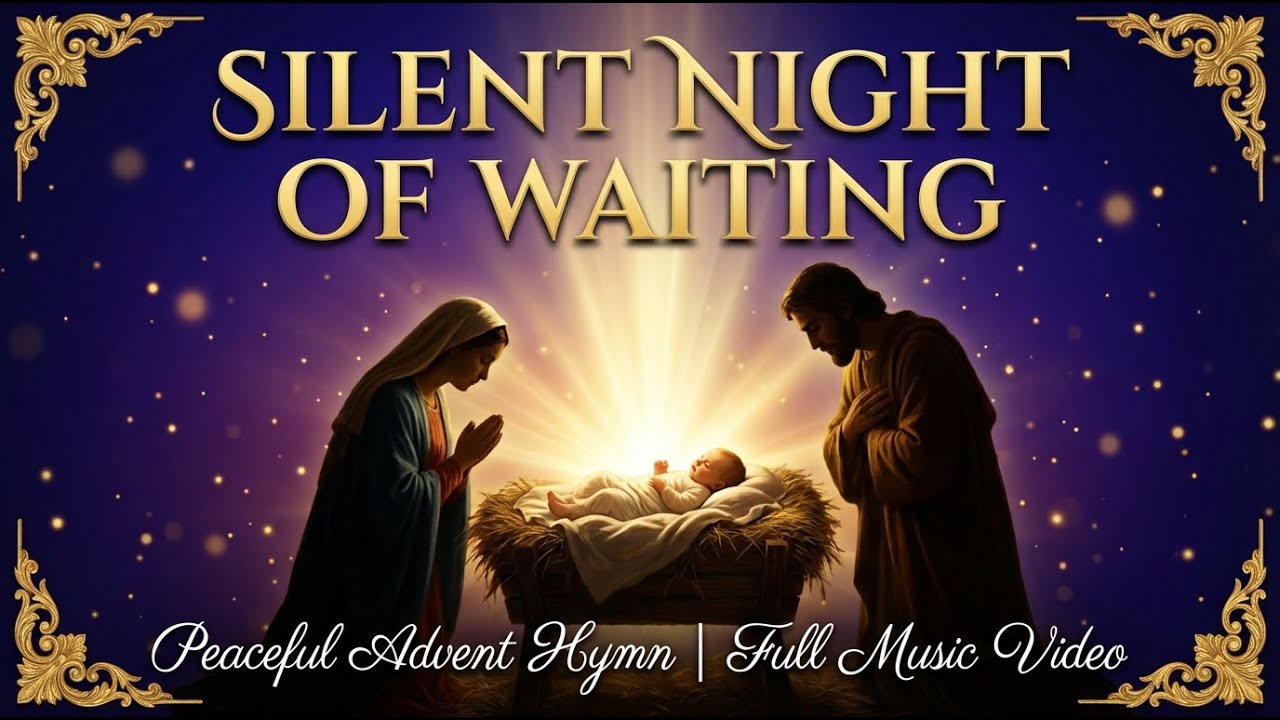 Silent Night of Waiting 🕯️ Peaceful Advent Hymn | Cinematic Sacred Music Video