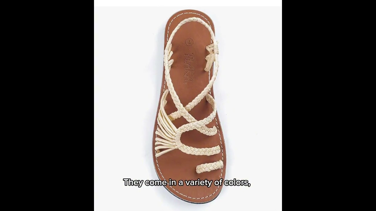 Palm Leaf Open Toe Sandals #fashion#deals#bargain #shorts#short
