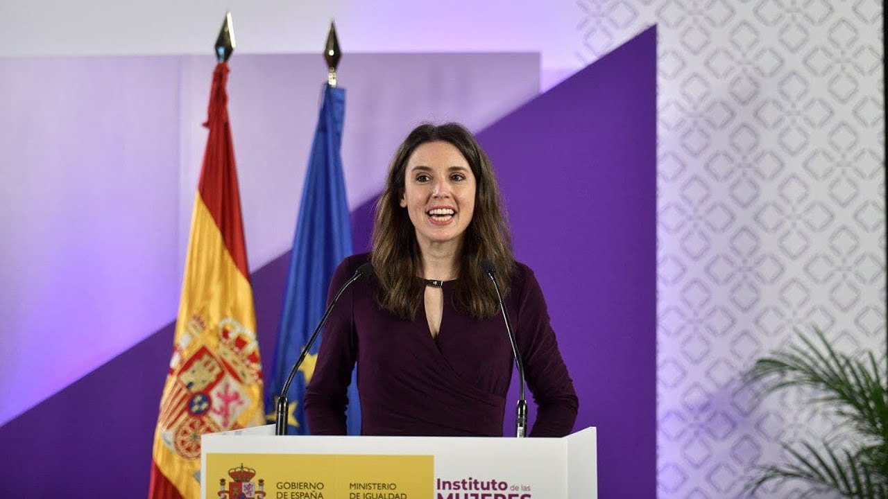 Discurso de la ministra Irene Montero con motivo del 8 de marzo de 2021