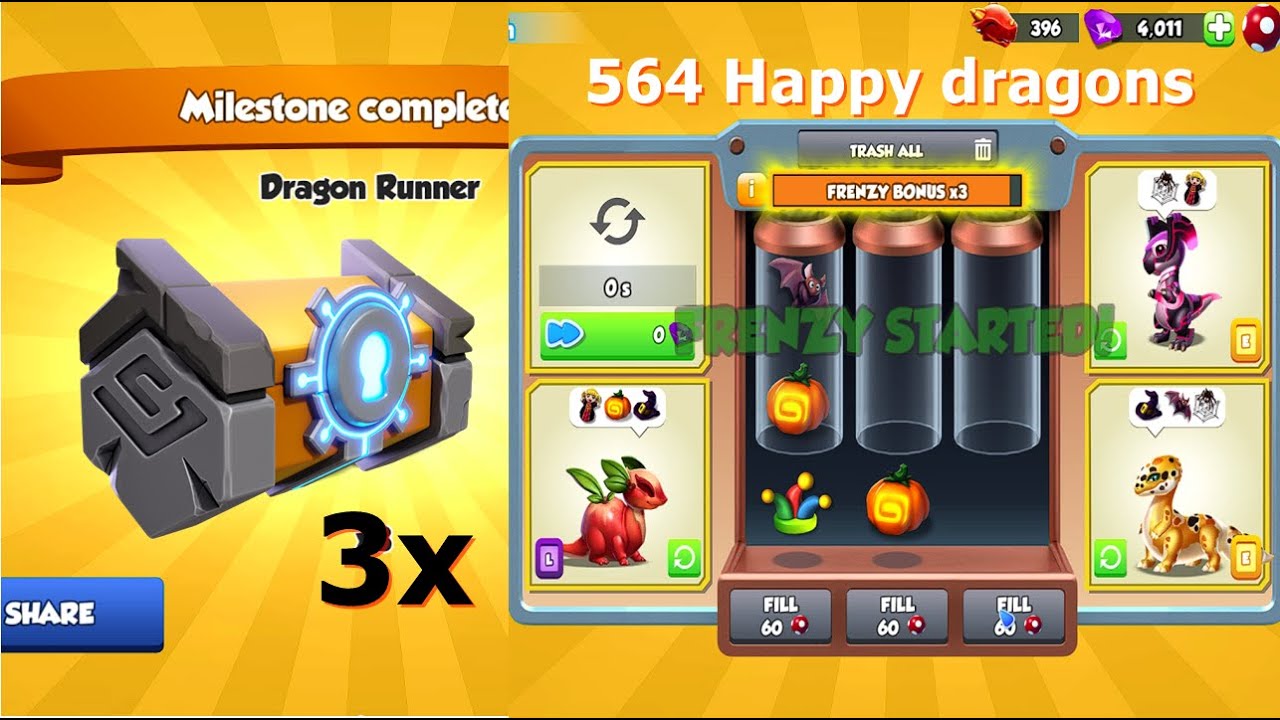 Got 3 Premium sigil chest Sentinel Runner event | 564 Happy Dragons in Ghost Flame and Horror event