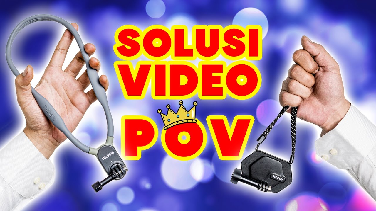 SOLUSI CARA BIKIN VIDEO POV dari TELESIN | KALUNG / NECK Mount GOPRO 9 10 11 & OSMO ACTION 3 4