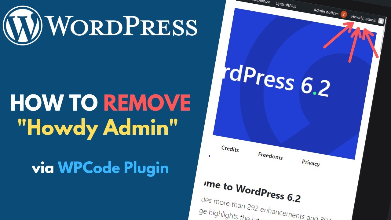 WordPress: How to Change or Remove 