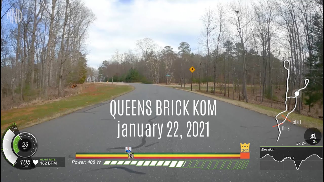 Strava KOM attempt: Queens Brick