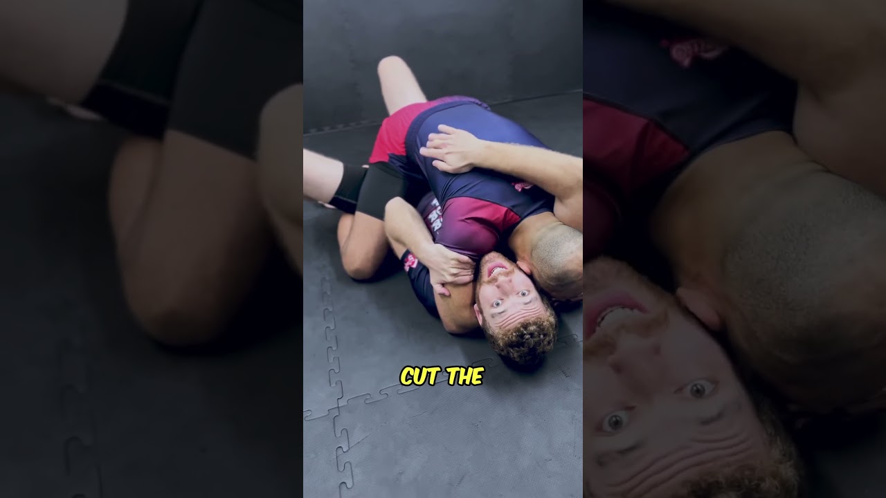 Trap and Roll for the mounted head hook #bjj #submissiongrappling #jiujitsu #nogi #bjjtechnique