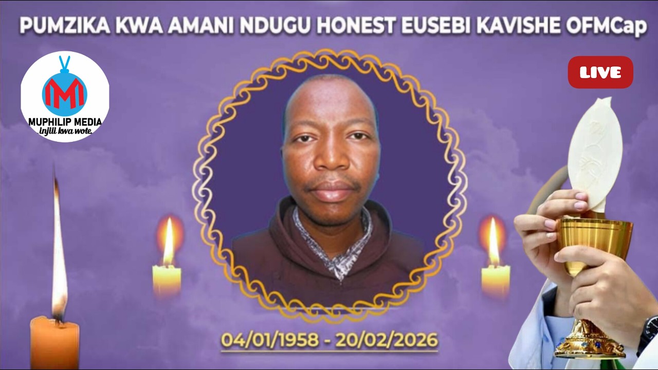 LIVE;Misa Takatifu  Kumuaga na kumuombea Ndg.HonestKavishe OFMCap Msimbazi CentreJimbo Kuu la Dsm