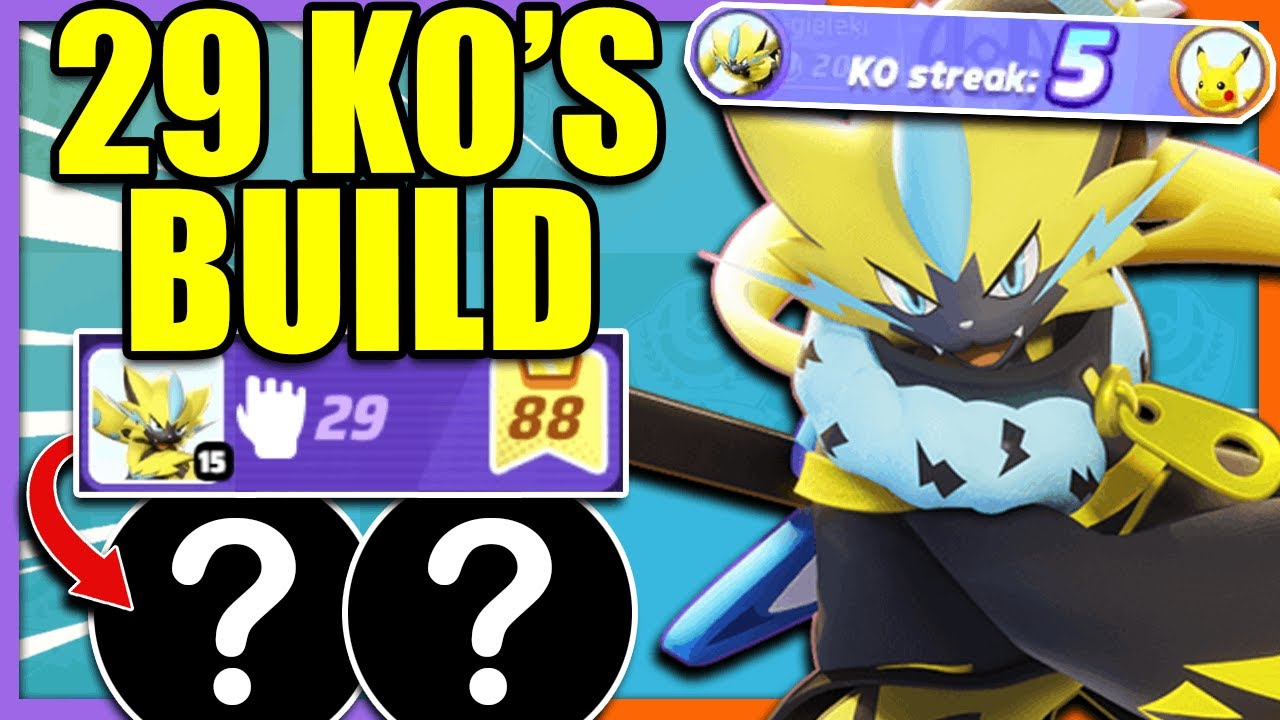 29 KO's this is why this ZERAORA BUILD is the BEST | Pokemon Unite